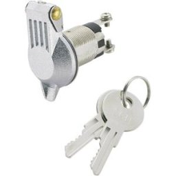Commutateur à clé TRU COMPONENTS TC-K3-16B-06 1588006 24 V/DC 10 A 1 x Off/On 1 x 90 ° 1 pc(s)