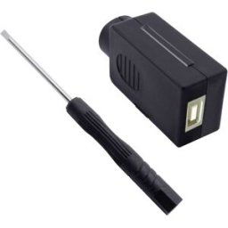 Jeu de douilles modulaires USB 2.0, type B femelle, droit 2001C203 Quadrios Contenu: 1 pc(s)