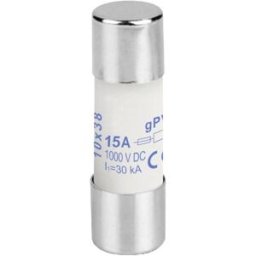 Weidmüller 2827970000 FUSE 10X38 15A 1000 VDC GPV S Micro-fusible 15 A Contenu 1 pc(s)