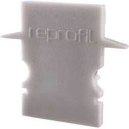 Deko Light 979141 Endkappe H-ET-02-08 Set 2 Stk, Grau Capuchon dextrémité pour profilé plastique (L x l x H) 23 x 6 x 20 mm 1 pc(s)