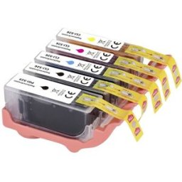 Renkforce Encre remplace Canon PGI-525PGBK, CLI-526BK, CLI-526C, CLI-526M, CLI-526Y compatible pack bundle noir, noir photo, cyan, magenta, jaune RF-5718874