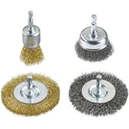 kwb Jeu de brosses métalliques pour perceuses 597520 4 pc(s)