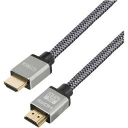 Câble de raccordement Maxtrack HDMI Fiche mâle HDMI-A, Fiche mâle HDMI-A 2.00 m noir C 221-2 HNL 8K UHD Câble HDMI
