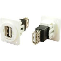 Adaptateur/prolongateur, embase femelle Port USB type A - port USB type A CP30208NXW Cliff Contenu: 1 pc(s)