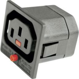 Connectique pour appareils réfrigérants Kash 720210 embase femelle, verticale Nombre total de pôles: 2 + PE 10 A noir 1 pc(s)