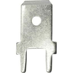 Languette 6.3 x 0.8 mm Vogt Verbindungstechnik 3866A.68 180 ° non isolé métal 100 pc(s)