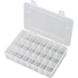 Mallette de rangement séparations variables TRU COMPONENTS EKB-206 1564425 (L x l x H) 200 x 130 x 35 mm Nombre de compartiments: 24 1 pc(s)