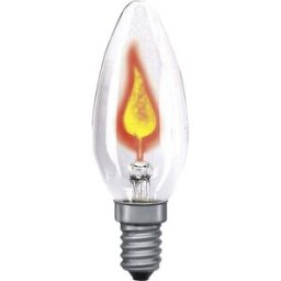 Paulmann Ampoule à incandescence 97 mm 230 V E14 3 W clair forme de flamme Contenu 1 pc(s)