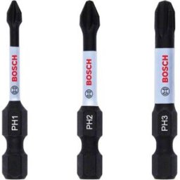 Accessories Bosch Power Tools 2608522491 Embout cruciforme 3 pièces cruciforme Phillips