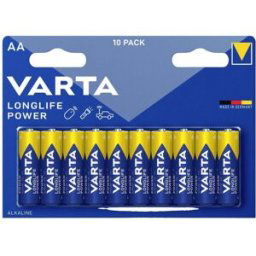 Varta LONGLIFE Power AA Bli 10 Pile LR6 (AA) alcaline(s) 2.96 Ah 1.5 V 10 pc(s)