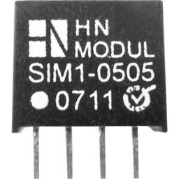 Convertisseur CC/CC pour circuits imprimés HN Power SIM1-1224-SIL4 Nbr. de sorties: 1 x 12 V/DC 24 V/DC 42 mA 1 W 1 pc(s)