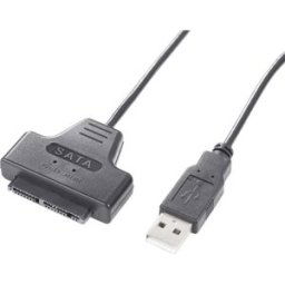 Renkforce USB 2.0 Câble adaptateur [1x USB 2.0 type A mâle - 1x Micro-SATA mâle 7+9 pôles] 0.48 m