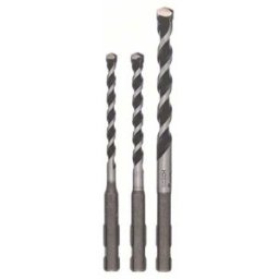 Bosch Accessories 2609256918 carbure de tungstène Jeu de forets polyvalents 3 pièces 5 mm, 6 mm, 8 mm SDS-Quick 1 set