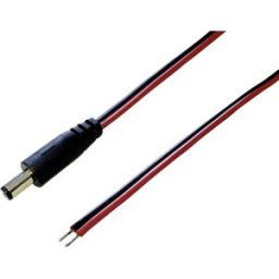 Câble de raccordement basse tension BKL Electronic 075103 DC mâle - extrémité(s) ouverte(s) 5.50 mm 2.10 mm 5.00 m 1 pc(s)
