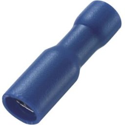 Cosse cylindrique femelle TRU COMPONENTS FRD2-156 738995 1.50 mm² 2.50 mm² Ø de la broche: 4 mm entièrement isolé bleu 100 pc(s)