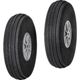 DU-BRO Pneu en caoutchouc mousse avec jantes en plastique, profilé 70 mm 2 pc(s)