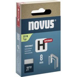 Novus Tools 042-0785 Agrafes fil fin Type 37 1870 pc(s) Dimensions (L x l) 8 mm x 10.6 mm