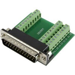 SUB-D mâle Nombre de pôles: 25 TRU COMPONENTS DSUB25M-27TB-3 1229325 90 ° raccord à vis 1 pc(s)