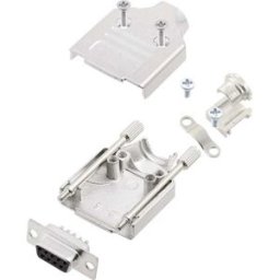 Kit embase SUB-D femelle Nombre de pôles: 9 encitech MHDM-09-DBS-K 6355-0005-11 180 ° fût à souder 1 set