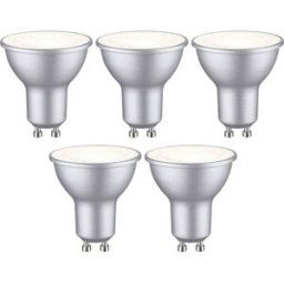 Paulmann 29235 LED CEE E (A - G) GU10 réflecteur 4.9 W blanc chaud (Ø x H) 51 mm x 54 mm 5 pc(s)