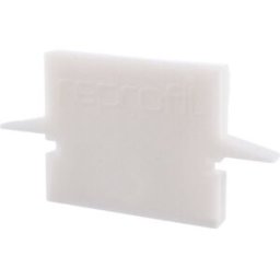 Deko Light 979120 Endkappe H-ET-01-08 Set 2 Stk, Weiß Capuchon dextrémité pour profilé plastique (L x l x H) 23 x 6 x 12 mm 1 pc(s)