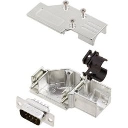 Kit embase SUB-D mâle Nombre de pôles: 9 encitech DCMR-FK-09-DMP-K 6355-0065-21 90 ° fût à souder 1 set
