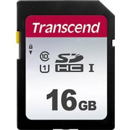 Transcend Premium 300S Carte SDHC 16 GB Class 10, UHS-I, UHS-Class 1