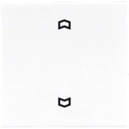Jung simple Cache Interrupteur pour stores, Interrupteur / bouton-poussoir pour stores blanc LS990PWW 1 pc(s)