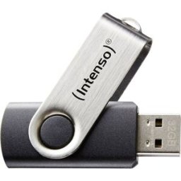 Intenso Basic Line Clé USB 64 GB noir 3503490 USB 2.0