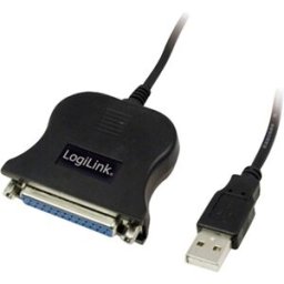 LogiLink USB 1.1 Câble de raccordement [1x USB 1.1 type A mâle - 1x SUB-D femelle 25 pôles] UA0054 1.50 m