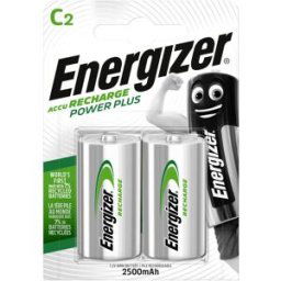 Energizer Power Plus HR14 Pile rechargeable LR14 (C) NiMH 2500 mAh 1.2 V 2 pc(s)