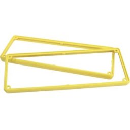 Hammond Electronics 1455UBY Cache ABS jaune (L x l x H) 196 x 71 x 11.60 mm 2 pc(s)