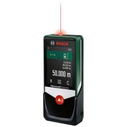 Bosch Home and Garden AdvancedDistance 50C Télémètre laser Bluetooth, écran tactile 50 m