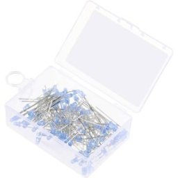 TRU COMPONENTS LED bleu rond 3 mm 2500 mcd 30 ° 20 mA 2.7 V, 3.4 V