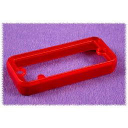 Hammond Electronics 1455NBTRD Cadre (L x l x H) 8 x 103 x 53 mm ABS rouge (transparent) 2 pc(s)