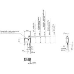 Marquardt 01075.2000-02 Microrupteur 30 V/DC 0.1 A 1 x On/(Off)/(On) à rappel 1 pc(s)