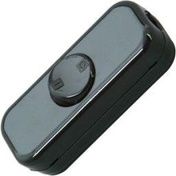 Interrupteur pour câble souple Kopp 193605002 noir 1 x Off/On 10 A Puissance de coupure (max.) 2500 W 1 pc(s)