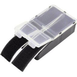 TRU COMPONENTS 98001c422 Bandelette auto-agrippante pour grouper (L x l) 90 mm x 28 mm noir 10 pc(s)