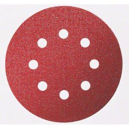 Feuille abrasive pour ponceuse excentrique avec bande auto-agrippante, perforé Bosch Accessories 2608605640 Grain 40 (Ø) 125 mm 5 pc(s)