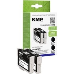 Pack de 2 cartouches dencre compatibles KMP équivalent Epson T071140 noire