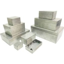 Gainta G110 Boîtier universel 79.6 x 74.6 x 52 aluminium Alliage aluminium aluminium (nature) 1 pc(s)