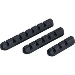 TRU COMPONENTS T24CA079 Support de câble autocollant TC-12888588 Plage de Ø du faisceau 6 mm (max) noir 3 pc(s)