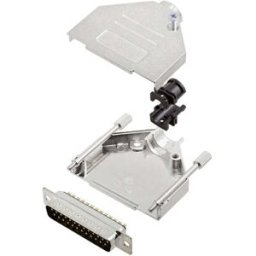 TRU COMPONENTS TCDTZK25DMPK 7708988 Kit embase SUB-D mâle 180 ° Nombre de pôles: 25 fût à souder 1 pc(s)