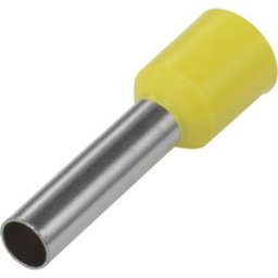 Embout simple dextrémité de câble TRU COMPONENTS NE60-12YL 6 mm² x 12 mm partiellement isolé jaune 100 pc(s)