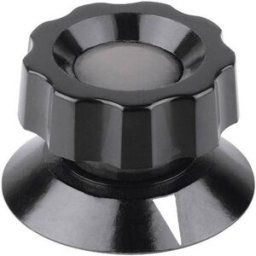 Tête de bouton rotatif Mentor 474.61 avec pointeur noir (Ø x H) 59 mm x 35.5 mm 1 pc(s)
