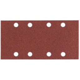 Papier abrasif pour ponceuse vibrante avec bande auto-agrippante, perforé Bosch Accessories 2608605306 Grain 120 (L x l) 185 mm x 93 mm 10 pc(s)