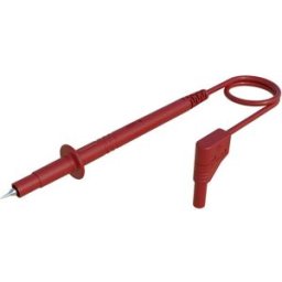SKS Hirschmann PL 2600 S W rt Cordon de mesure de sécurité Banane mâle 4 mm pointe de test 1.00 m rouge 1 pc(s)