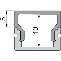 Deko Light 979082 Endkappe H-AU-01-08 Set 2 Stk, Schwarz Capuchon dextrémité pour profilé plastique (L x l x H) 14 x 6 x 12 mm 1 pc(s)
