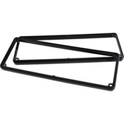 Hammond Electronics 1455UBBK Cache ABS noir (L x l x H) 196 x 71 x 11.60 mm 2 pc(s)