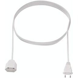 Bachmann 233.184 alimentation Rallonge 2.5 A noir 2.00 m H03VVH2-F 2X 0,75 mm²